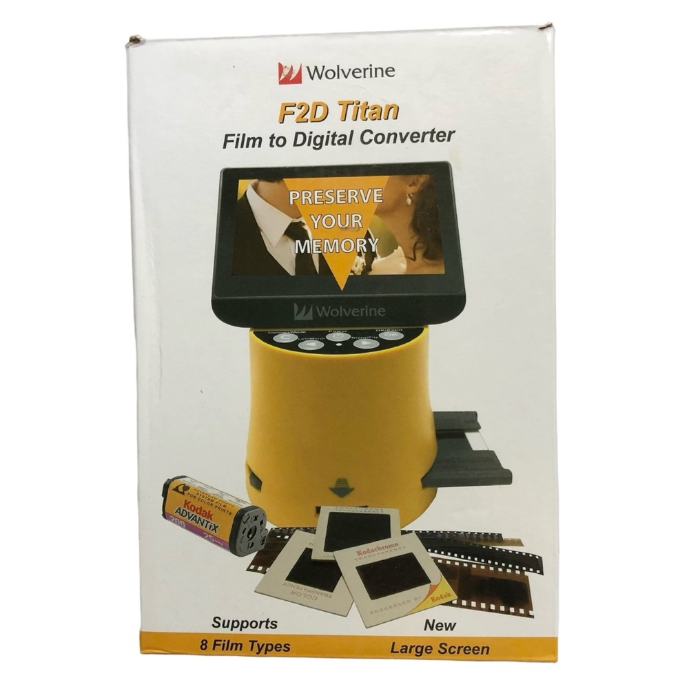 Wolverine F2D Titan Film to Digital Converter USED ONCE